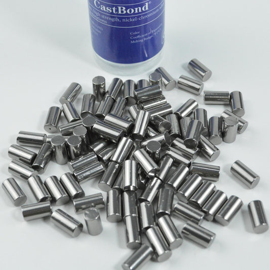 CastBond Nickel Chromium Alloy Metal Ceramic Restoration (Beryllium Free) 400g
