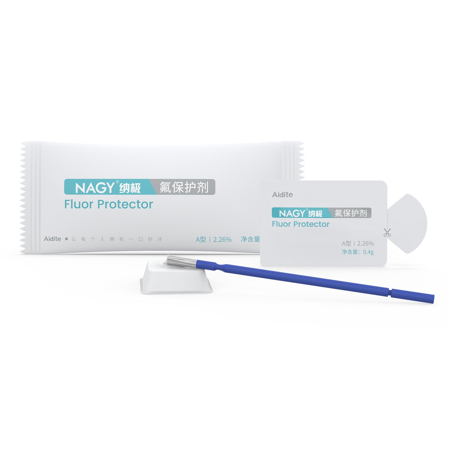 NAGY Fluor Protector 0.4g, Apply to Teeth for Caries Prevention