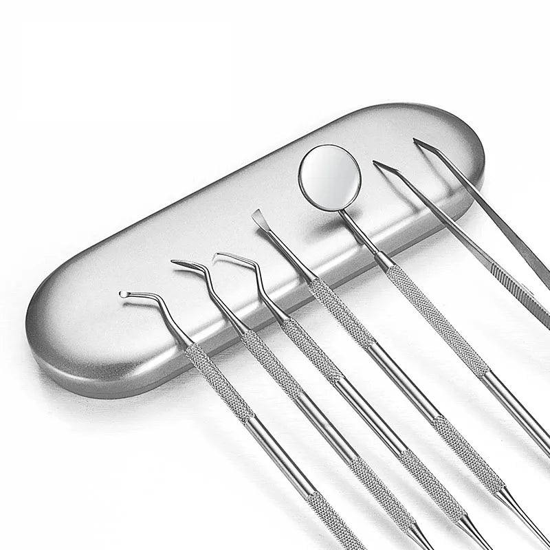 304 Stainless Steel Dental Tools Mouth Mirror Probe Tartar Protector