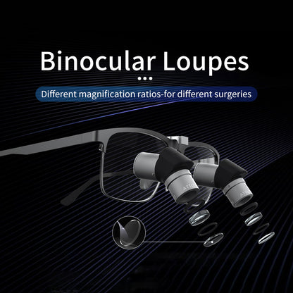 Dental Loupes Ergo 4X 6X Medical Head Magnifying Glass