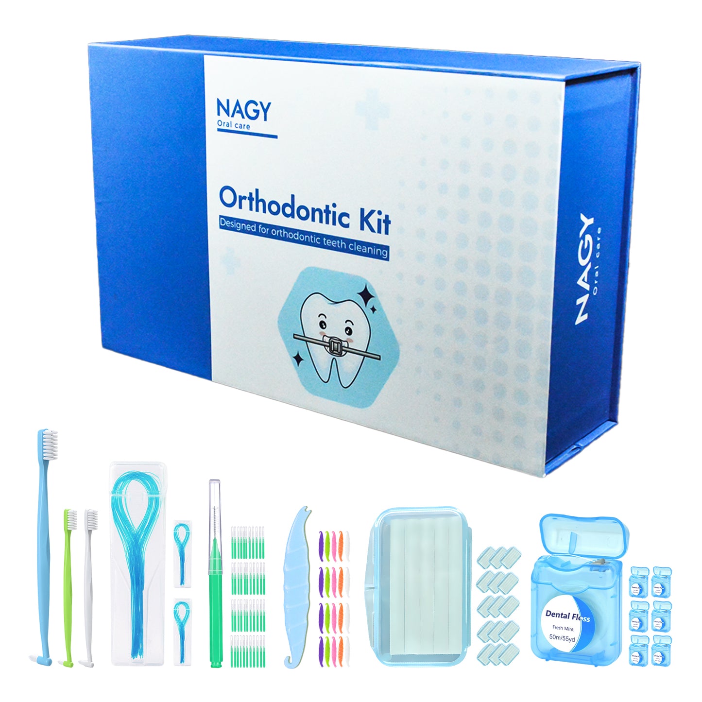 Braces Cleaning Kit for Teeth, Orthodontic Home Care Tools